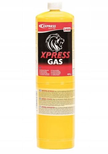 BUTLA Z GAZEM 400 g JEDNORAZOWA PROPYLEN XPRESS GAS DO LUTOWANIA EX2400 na Arena.pl