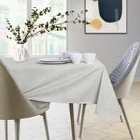Obrus Plamoodporny GAIA 110x160 Kremowy AmeliaHome