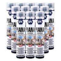 12xPIANA MONTAŻOWA SPK PIANKA NISKOPRĘŻNA PISTOLETOWA 750 ML ZESTAW