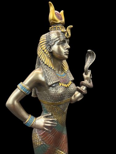 EGIPSKA BOGINI - HATHOR TRZYMAJĄCA WĘŻA VERONESE  (WU76710A4) na Arena.pl