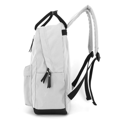 plecak na laptopa a4 do pracy i szkoły jasnoszary - himawari na Arena.pl