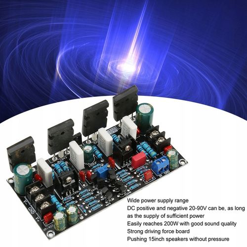 PŁYTKA WZMACNIACZA MOCY MONO 200W O DUŻEJ MOCY A970 C2240 20-90 V na Arena.pl