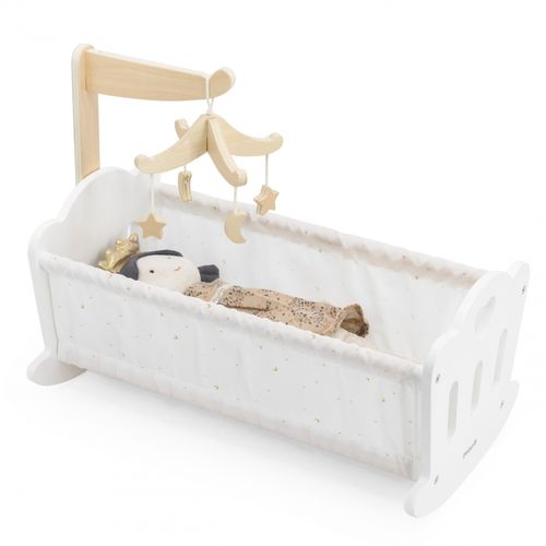 VIGA PolarB Kołyska Drewniana dla Lalek Łóżeczko na Arena.pl