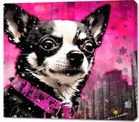 Obraz 100x90cm Mały Psiak o Dużej Duszy