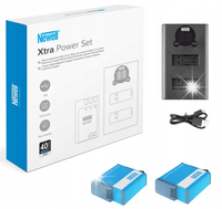 2X BATERIA AKUMULATOR NEWELL SPJB1B DO GOPRO HERO 8 1220MAH ŁADOWARKA USB-C