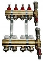 Rozdzielacz 4 ogrzewania podłogowego do podłogówki