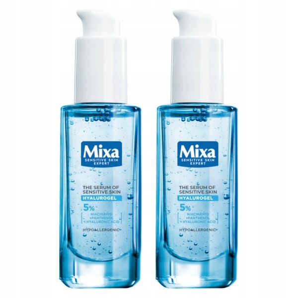 Serum Do Twarzy Z Kwasem Hialuronowym Zestaw 2x Mixa Hyalurogel 30ml zdjęcie 1
