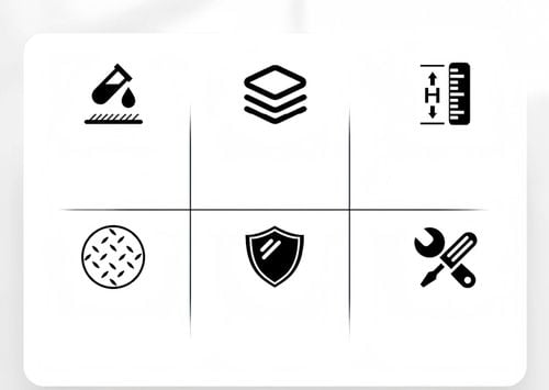 Nogi meblowe MIEGUIWOR białe 30cm do stołów i szafek na Arena.pl