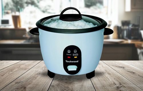 TECHWOOD RYŻOWAR ELEKTRYCZNY POJEMNY GARNEK URZĄDZENIE DO GOTOWANIA RYŻU na Arena.pl