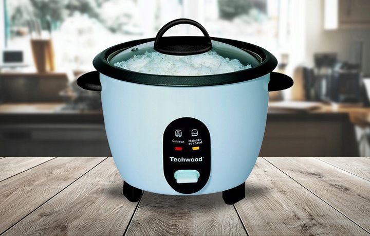 TECHWOOD RYŻOWAR ELEKTRYCZNY POJEMNY GARNEK URZĄDZENIE DO GOTOWANIA RYŻU zdjęcie 2