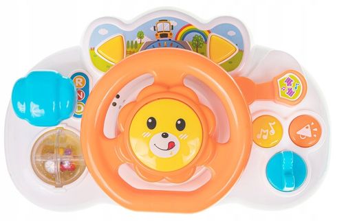 KIEROWNICA INTERAKTYWNA DLA DZIECKA NA WÓZEK MYZYKA ŚWIATŁA EDUKACJA na Arena.pl