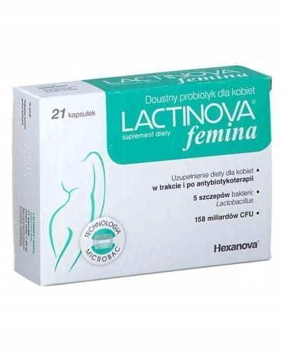 LACTINOVA femina, 21 kapsułek zdjęcie 1