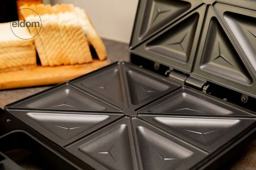 OPIEKACZ DO KANAPEK TOSTÓW SANDWICH TOSTER 1400W DUŻY XXL 4 KANAPKI na Arena.pl