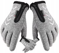 Dotykowe Rękawiczki Zimowe Ocieplane Odblaskowe