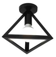 Plafon lampa sufitowa loft trójkątna metalowa AT63-1SZ-Black
