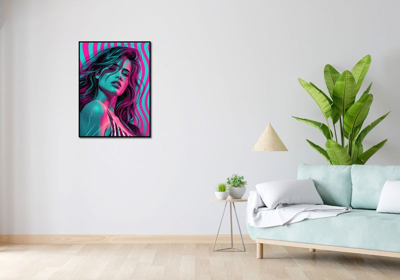 Plakat 60x80cm Neonowy Wzrok zdjęcie 4