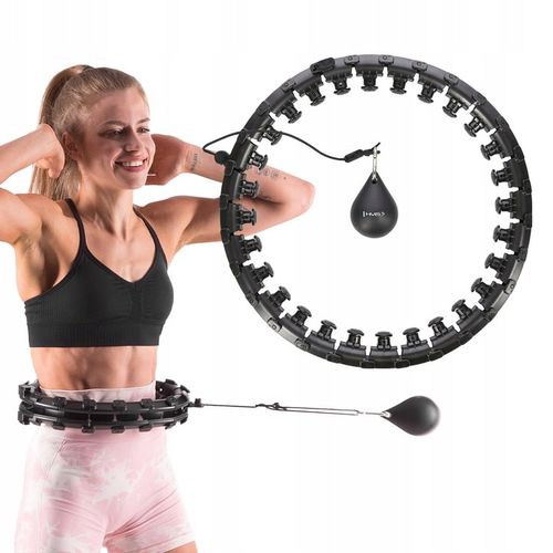 HULA HOP PLUS SIZE KOŁO ODCHUDZAJĄCE Z WYPUSTKAMI I OBCIĄŻNIKIEM HMS HHW12 na Arena.pl
