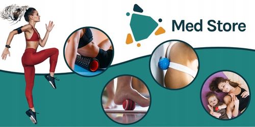 ROLLER WAŁEK DO MASAŻU ĆWICZEŃ PRO+ 33cm niebieski na Arena.pl
