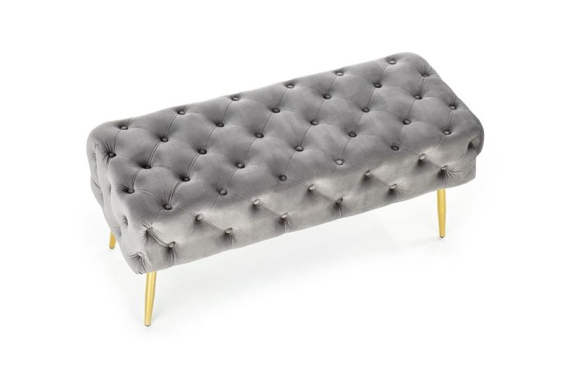 Ławka Nate szara zdjęcie 4