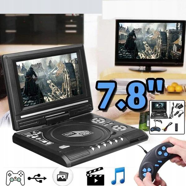 ODTWARZACZ DVD PRZENOŚNY SAMOCHODOWY USB KONSOLA zdjęcie 10