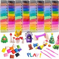 96 szt PLASTELINA MAGICZNA SENSO GLINA POLIMEROWA PIANKOWA MASA DLA DZIECI