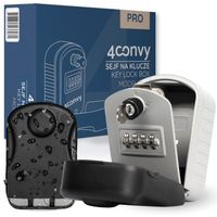 4CONVY sejf klucze zewnętrzny kasetka skrzynka na szyfr kod +KLUCZ AWARYJNY