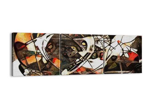 Obraz Na Płótnie - Dynamika Kontrasty - 90X30 Cm - Ca90X30-3452 na Arena.pl