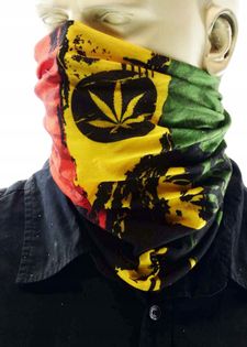 Maska bandana chusta na twarz głowę Bob Marley
