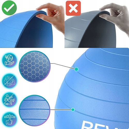 WYSOKIEJ JAKOŚCI PIŁKA REHABILITACYJNA DO ĆWICZEŃ SIEDZENIA na Arena.pl