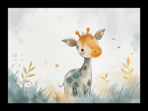 Plakat 18x13cm Mała Żyrafka na Arena.pl