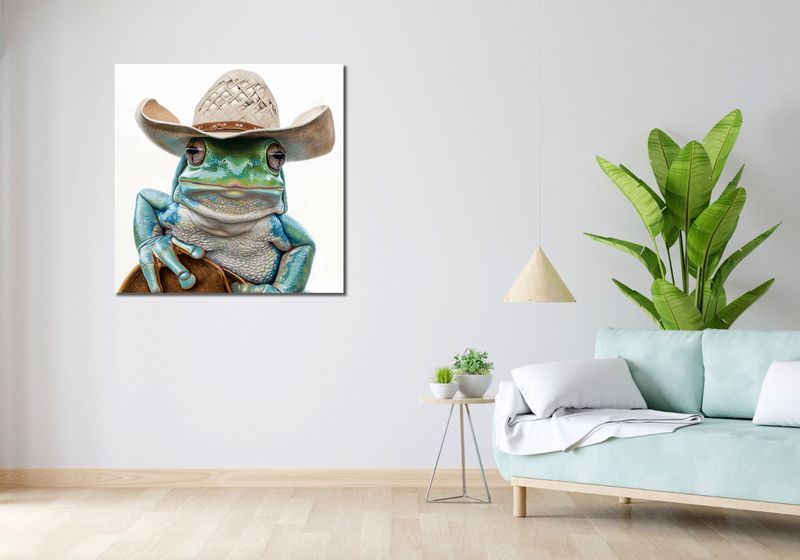 Obraz 90x90cm Kowboj z Bagien zdjęcie 2