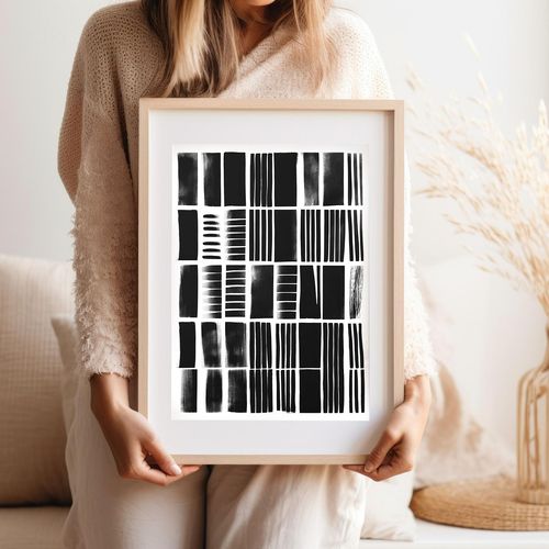 Plakat czarno biały plakat 30x40 cm na Arena.pl