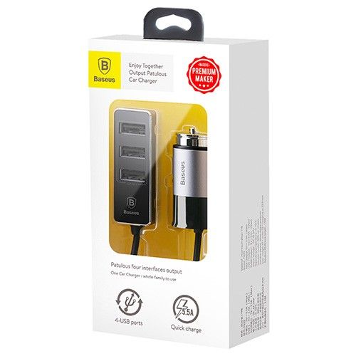 Ładowarka samochodowa BASEUS ENJOY 4x USB na Arena.pl