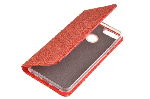 Etui Smart Brokat do HUAWEI P Smart czerwony na Arena.pl