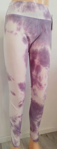 LEGGINSY SPODNIE modne z wysokim stanem r. L/XL ombre elastyczne na Arena.pl