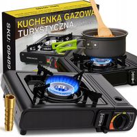 KUCHENKA GAZOWA TURYSTYCZNA POLOWA KEMPINGOWA W WALIZCE NA KARTUSZE GAZ