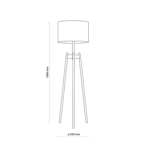 lampa podłogowa perez black 5425 tk lighting na Arena.pl