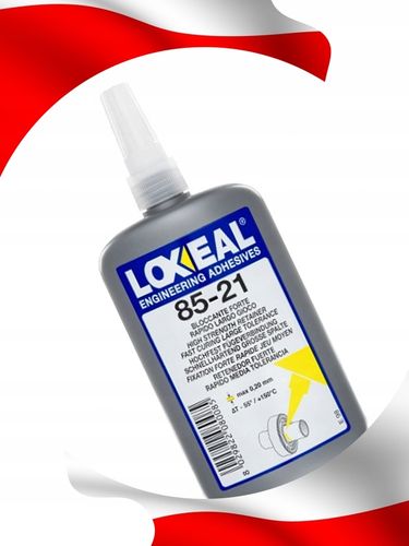 KLEJ DO ŁOŻYSK PIAST TULEI LOXEAL 85-21 MAKSYMALNA SIŁA MOCOWANIA 250 ml na Arena.pl