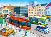UKŁADANKA LOGICZNA Zestaw PUZZLI Puzzle 100 element City Square CASTORLAND