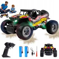 ZDALNIE STEROWANY SAMOCHÓD TERENOWY 10KM/H LED ŚWIATŁA 2.4GHZ BATERIA
