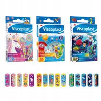 Viscoplast plasterki Magiczne + Viscoplast Cool + plastry Zwierzaki