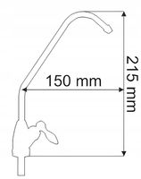 WYLEWKA CERAMICZNA DO FILTRA WODY OSMOZA KRANIK DO OSMOZY