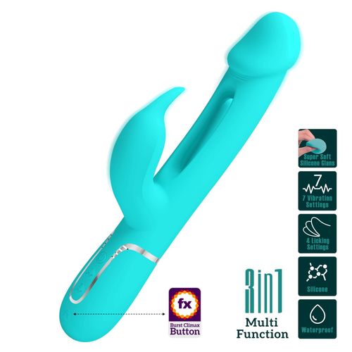 Pretty Love - Kampas Green, 7 Vibration Functions 4 Licking Settings na Arena.pl