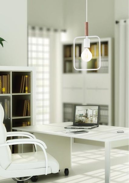 Frame zwis 1x60W E27 biały zdjęcie 3