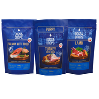 Zestaw testowy suchej karmy dla psów (jagnięcina, łosoś, indyk) 3x500g