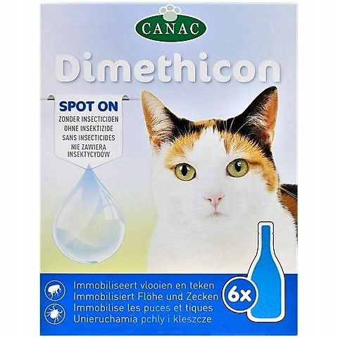 Krople Canac przeciw kleszczom, przeciw pchłom 6 ml 20 g na Arena.pl