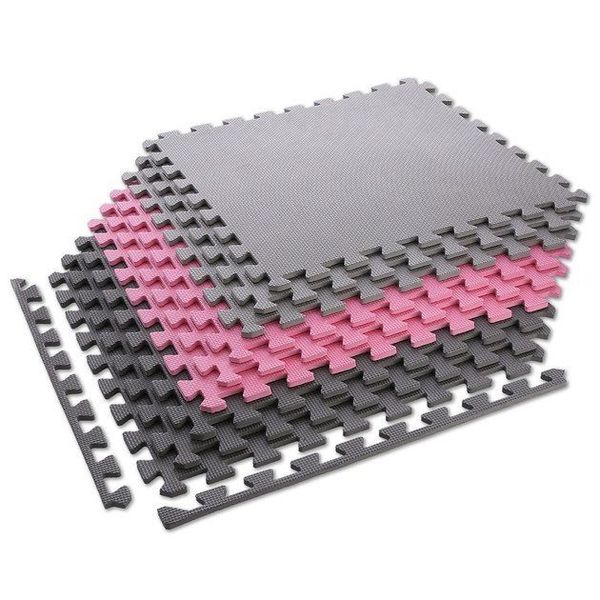 Mata do ćwiczeń fitness, treningów siłowych 3x3 PUZZLE HMS zdjęcie 5