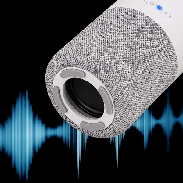 Głośnik Bluetooth + Słuchawki Heckermann B20 Biały zdjęcie 8