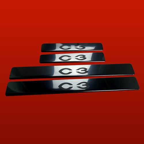 Listwa progowa CITROEN C3 MK1 Stal nierdzewna 304 połysk 4szt na Arena.pl