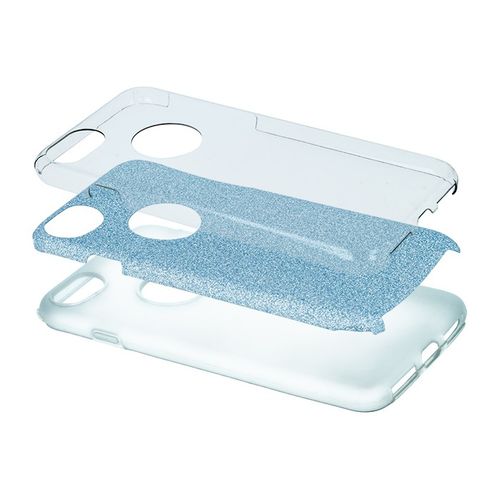 Nakładka Glitter 3in1 do iPhone 7 Plus / iPhone 8 Plus niebieska na Arena.pl